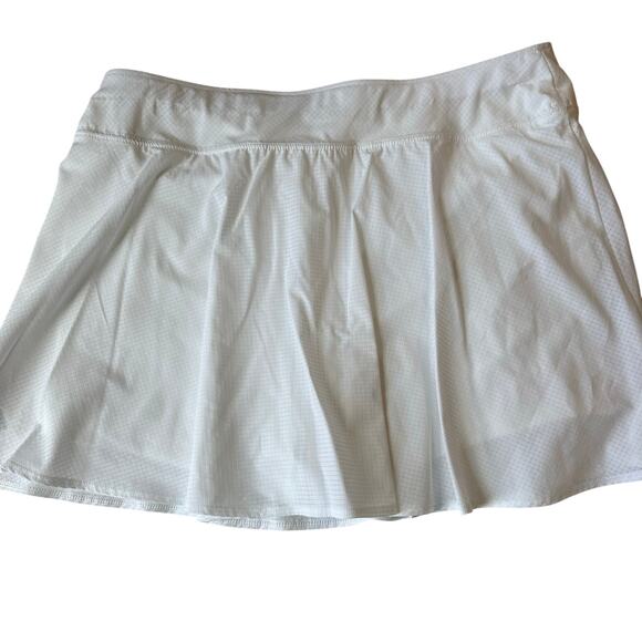 NEW‎ Prince Match Flounce Tennis Skort Sz Large White - Picture 2 of 8
